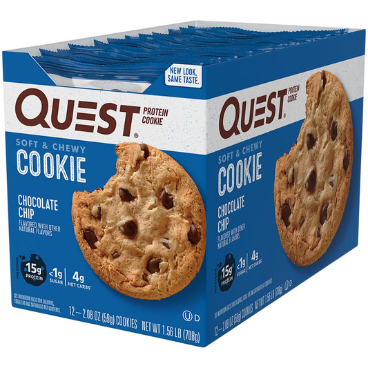 Quest Protein Cookie - Chocolate Chip (12 Cookies)