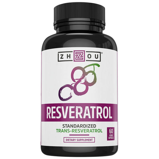 Resveratrol - Standardized Trans-Resveratrol (60 Vegetarian Capsules)