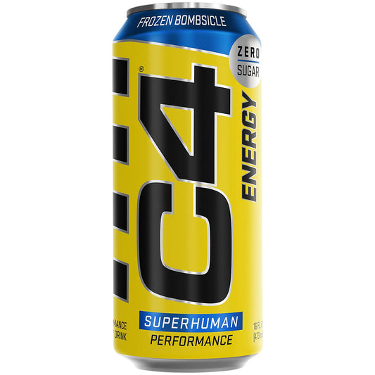 C4 Original On The Go Carbonated Performance Energy Drink - Frozen Bombsicle (12 Drinks)