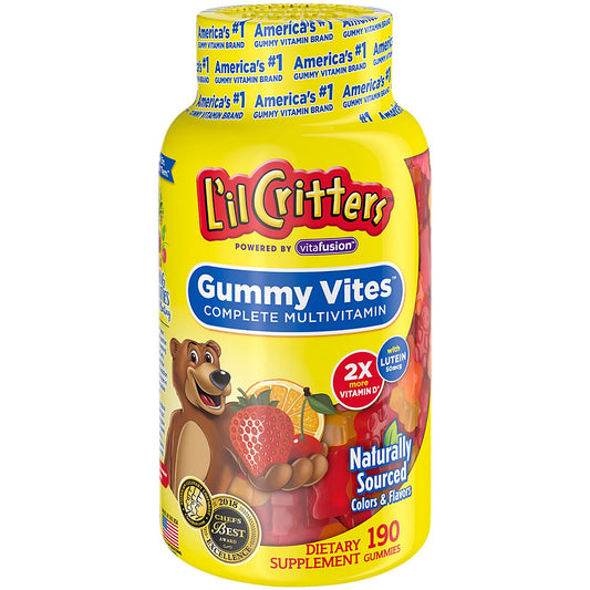 Lil Critters Gummy Multivitamins for Kid's - Mixed Fruit (190 Gummies)