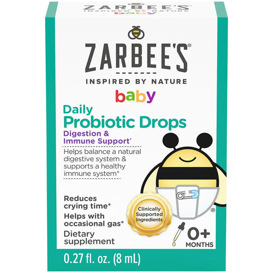 Daily Probiotic Drops for Baby - Supports Natural Digestive Balance - 0+ Months (0.27 fl oz / 30 Servings)
