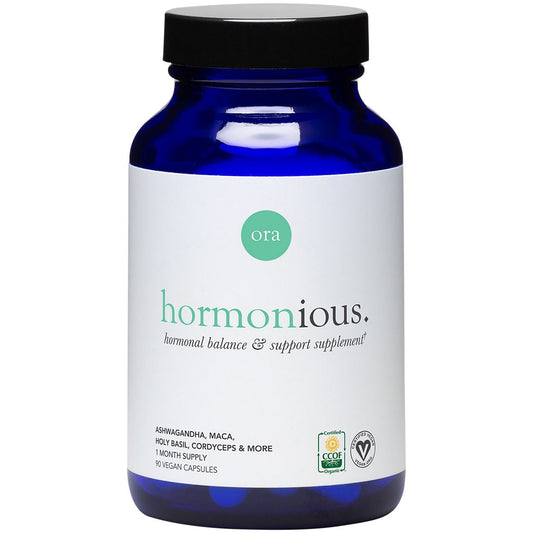 Hormonious Hormonal Balance & Support - With Ashwagandha, Maca & Holy Basil (90 Vegan Capsules)