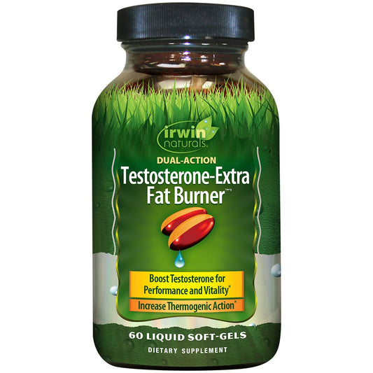 Testosterone-Extra Fat Burner for Men - Testosterone Booster for Performance & Vitality (60 Softgels)