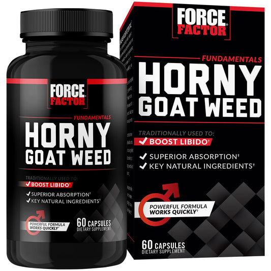 Horny Goat Weed - Libido Support for Men (60 Capsules)