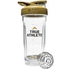 True Athlete Strada Tritan Shaker Cup with Wire Whisk Blender Ball - Gold (28 fl oz.)