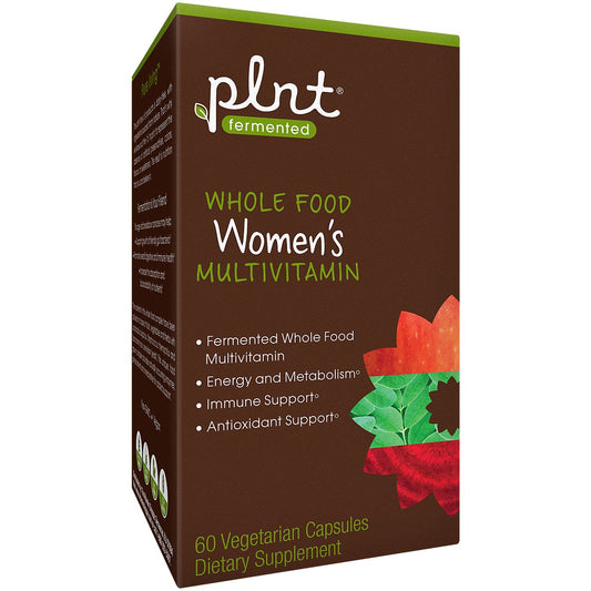 Fermented Whole Food Women's Multivitamin - Supports Immune, Energy & Metabolism (60 Vegetarian Capsules)