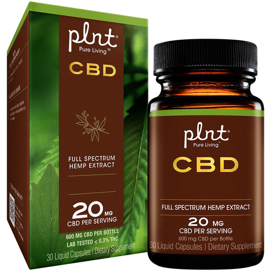 CBD Full Spectrum Hemp Extract - 20 MG (30 Capsules)