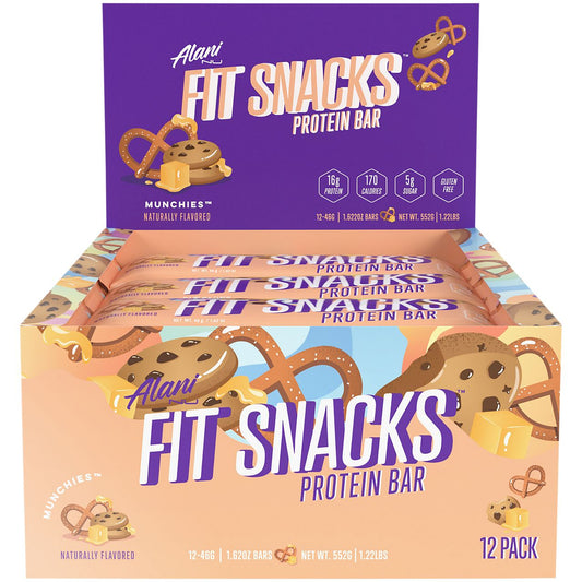 Fit Snacks Protein Bar - Munchies (12 Bars)