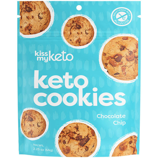 Keto Cookies - Chocolate Chip (2.25 oz./Single Bag)