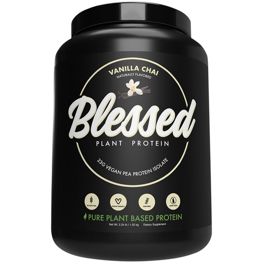 Vegan Pea Protein Isolate - Vanilla Chai (2.24 Lbs. / 30 Servings)