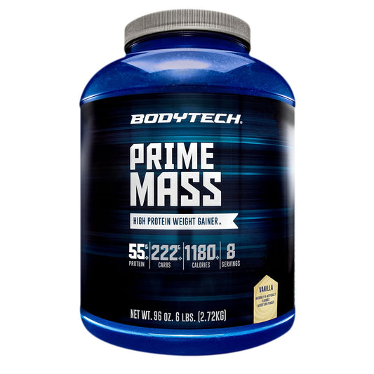 Prime Mass - High Protein Weight Gainer Powder - Vanilla (6 lbs./8 Servings)