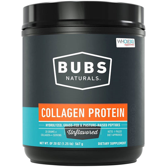 Collagen Protein Powder - Supports Hair, Skin, Nails & Joints - Unflavored (28 Servings)
