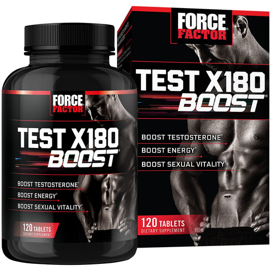 Test X180 Boost – Testosterone Booster for Energy & Sexual Vitality (120 Tablets)