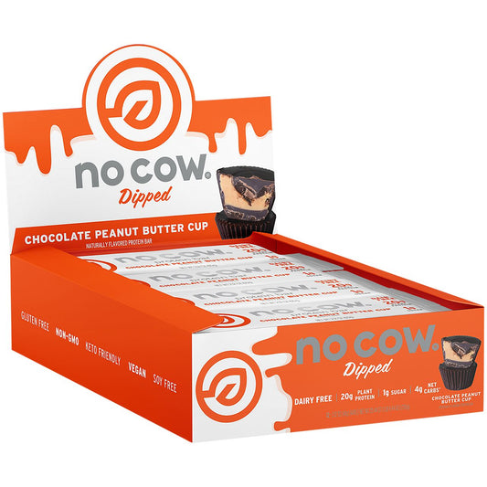 no cow Bar - Chocolate Peanut Butter Cup (12 Bars)
