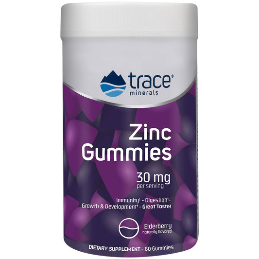 Zinc Gummies for Immune Support - 30 MG - Elderberry (60 Gummies)