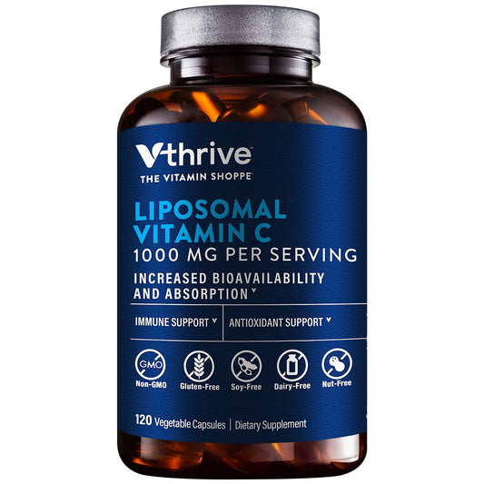 Liposomal Vitamin C for Immune Support - Increased Bioavailability & Absorption - 1,000 MG (120 Vegetarian Capsules)