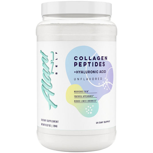 Collagen Peptides Powder & Hyaluronic Acid - Self - Support Hair, Skin & Nails - Unflavored (11.85 Oz. / 14 Servings)