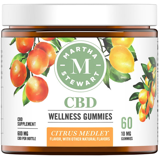 CBD Hemp Extract Wellness Gummies - 10 MG Per Serving - Citrus Medley (60 Gummies)