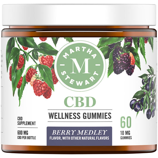 CBD Hemp Extract Wellness Gummies - 10 MG Per Serving - Berry Medley (60 Gummies)