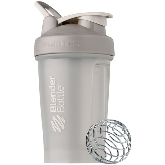 Classic V2 Shaker Bottle with Wire Whisk BlenderBall - Pebble Grey (20 fl oz.)