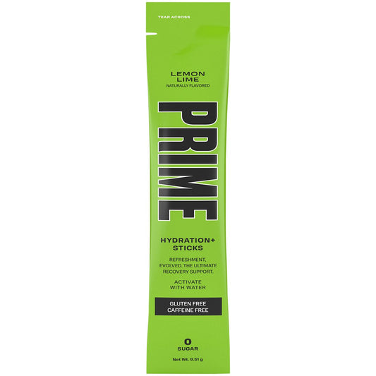 Prime Hydration Drink Mix - Lemon Lime (6 On The Go Sticks)