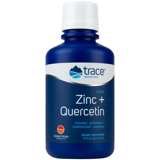 Liquid Zinc + Quercetin for Immune Support - Orange Mango (16 Fluid Ounces)