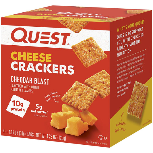 Cheese Crackers - Cheddar Blast (4 Bags)