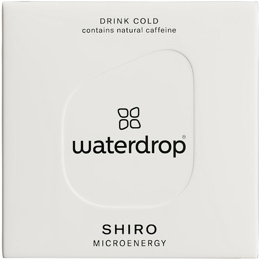Waterdrop Shiro Microenergy with Natural Caffeine & Niacin - Cherry & Lime Blossom, Ginseng (12 Servings)