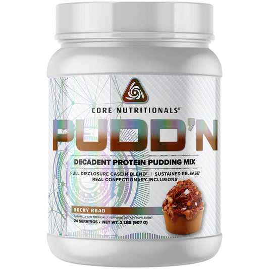 Pudd'n Decadent Protein Pudding Mix - Rocky Road (2 Lbs./ 24 Servings)