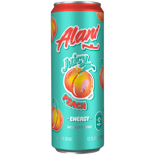 Energy Drink - Juicy Peach (12 Drinks , 12 Fl Oz. Each)