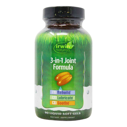 3-in1 Joint Formula to Rebuild, Lubricate, & Soothe (90 Liquid Softgels)