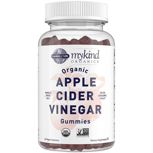 Organic Apple Cider Vinegar Gummies - Digestive Health & Immune Support (60 Gummies)