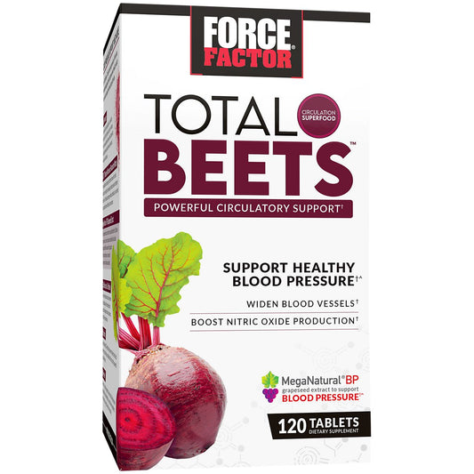 Total Beets Tablets - Supports Healthy Blood Pressure within Normal Range (120 Tablets)