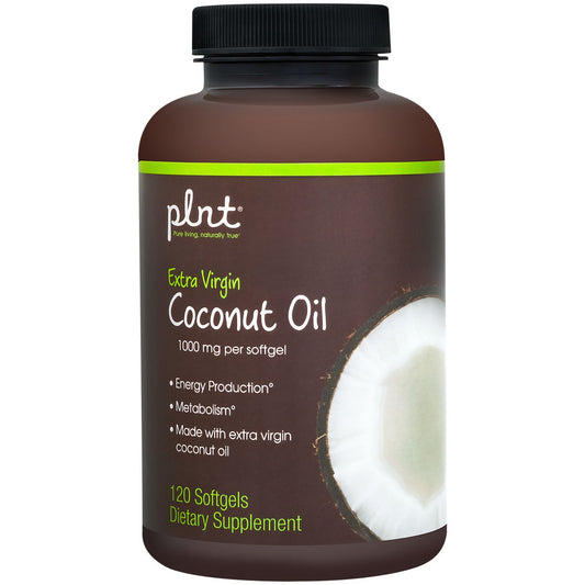 Organic Extra Virgin Coconut Oil - Promotes Energy Production & Metabolism - 4,000 MG per Serving (120 Softgels)