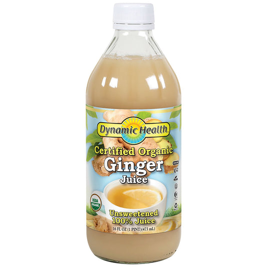Organic Ginger Juice - Unsweetened (16 Fluid Ounces)