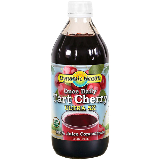Organic Ultra Tart Cherry Juice Concentrate - 5X (16 Fluid Ounces)
