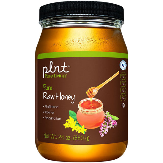 100% Pure Raw Honey - Natural Sweetener (24 Ounces)
