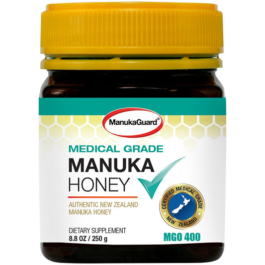 Manuka Honey - Medical Grade 12+ - MGO 400 (8.8 Ounces)