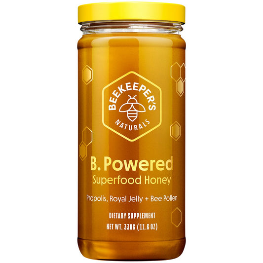 B. Powered Superfood Honey - Propolis, Royal Jelly & Bee Pollen (11.6 Ounces)