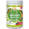 Organic Greens Alakalize Superfood Powder + Probiotics - Naturally Boost Energy - Mixed Berry (30 Servings)