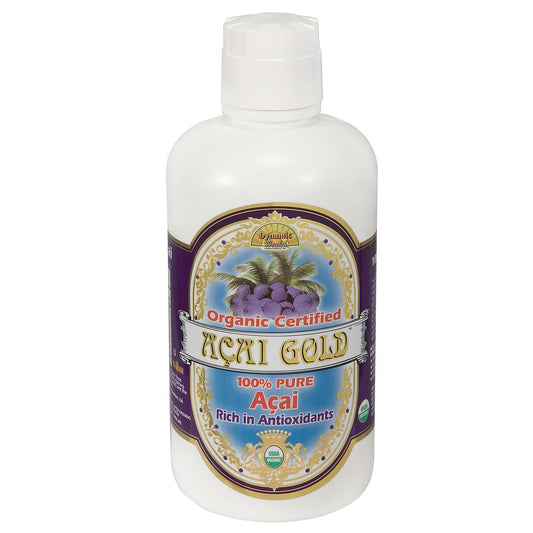 Organic Acai Gold - Pure & Rich in Antioxidants (32 Fluid Ounces)