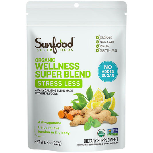 Organic Wellness Super Blend Stress Blend Powder (20 Servings)